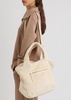 Vail faux fur cross-body tote bag