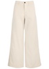 Sofie wide-leg stretch-cotton chinos 