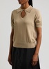 Talallia cut-out knitted top