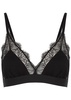 Love Lace black soft-cup bra