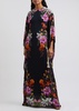 Eloise floral-print maxi kaftan dress 