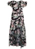 Paradise Garden floral-print chiffon dress