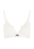 Love Lace panelled soft-cup bra 