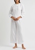 Broderie anglaise cotton pyjama set