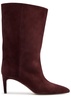 Stiletto 60 suede mid-calf boots 