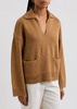 Danica wool-blend polo jumper 