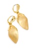 Luminous Lucite and 14kt gold-plated drop earrings