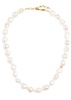 Stellar Pearly 18kt gold-plated necklace