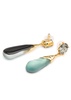 Bonbon small 14kt gold-plated drop earrings