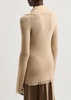 Dreele fringed wool-blend jumper