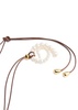 Arla pearl-embellished cord wrap necklace 