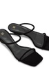 Black 'The Minimalist' Heeled Sandals