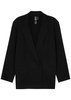 Oversized stretch-jersey blazer