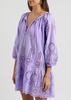 Ashley broderie anglaise cotton kaftan 