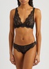 Karma lace soft-cup bra 