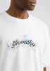 Logo-embroidered cotton T-shirt 