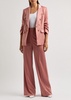 Edia wide-leg satin trousers