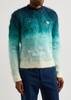 Ombré mohair-blend jumper