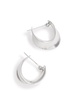 Laila mini sterling silver hoop earrings 