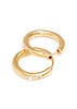 Brigitte 18kt gold-plated hoop earrings