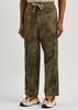 8 Moncler Palm Angels camouflage cotton trousers 