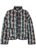 Chloe floral-print quilted cotton jacket