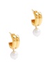 Juliette gold-vermeil hoop earrings