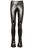 Metallic jersey trousers 