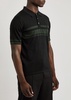 Dawn striped-intarsia wool polo shirt 