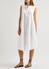 Cotton-poplin midi dress 