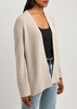 Ribbed cotton cardigan 