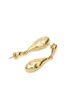 Brut 14kt gold-plated drop earrings