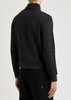 Zip-up cotton turtleneck sweatshirt