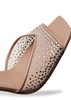 Saeda 100 crystal-embellished leather sandals 