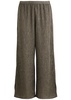 Plissé cropped trousers