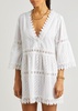 Victoria broderie-anglaise cotton kaftan 