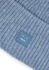 Logo ribbed wool beanie