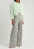 Kidman cropped feather jacket