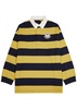 8 Moncler Palm Angels striped cotton polo shirt 