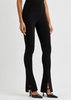 Spat stretch-jersey flared leggings