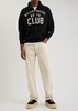 Logo half-zip cotton sweatshirt 