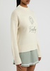 Edie logo-embroidered knitted jumper