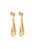 Brut 14kt gold-plated drop earrings