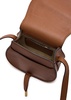 Marcie small leather saddle bag