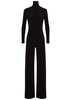 Roll-neck stretch-jersey jumpsuit 