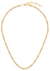 Goldie 18kt gold-plated beaded necklace 