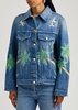 Tennis Club printed denim jacket 