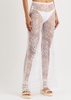 Jeret wide-leg sheer lace trousers