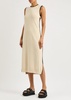 Dwight pointelle-knit cotton midi dress