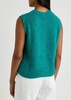 Ribbed knitted vest